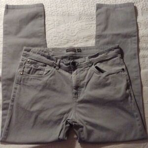 Southern Marsh Mens Gray Brazos Stretch Twill Pants 34x32